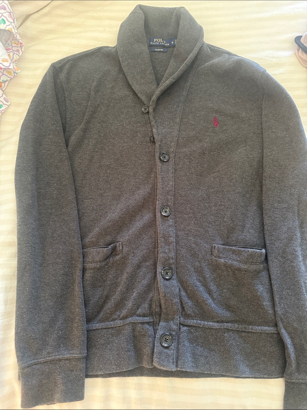 Ralph Lauren estate rib cardigan